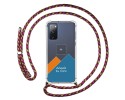 Personaliza tu Funda Colgante Transparente para Samsung Galaxy S20 FE con Cordon Rosa / Dorado Dibujo Personalizada