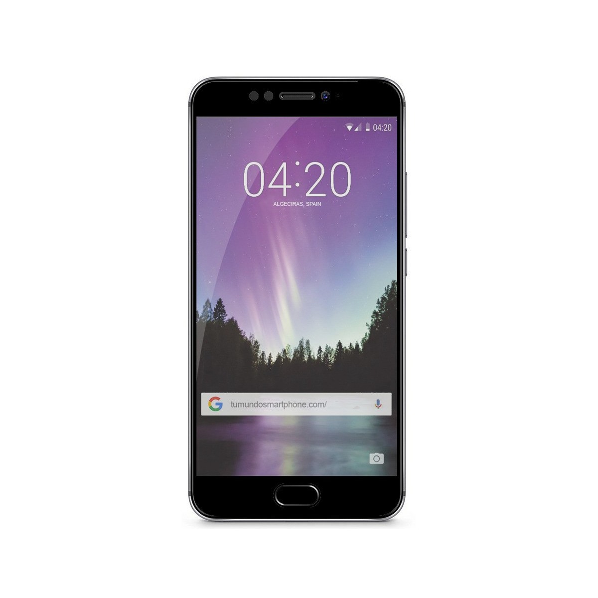 Protector Cristal Templado Frontal Completo Negro para Meizu Mx6 Vidrio