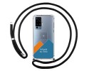 Personaliza tu Funda Colgante Transparente para Vivo X51 5G con Cordon Negro Dibujo Personalizada