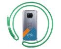 Personaliza tu Funda Colgante Transparente para Xiaomi Mi 10T Lite 5G con Cordon Verde Agua Dibujo Personalizada