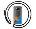 Personaliza tu Funda Colgante Transparente para Xiaomi POCO X3 NFC / X3 PRO con Cordon Negro Dibujo Personalizada