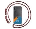 Personaliza tu Funda Colgante Transparente para Xiaomi Redmi 9A / 9AT con Cordon Rosa / Dorado Dibujo Personalizada