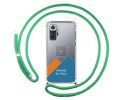 Personaliza tu Funda Colgante Transparente para Xiaomi Redmi Note 10 Pro con Cordon Verde Agua Dibujo Personalizada