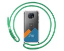Personaliza tu Funda Colgante Transparente para Xiaomi Redmi Note 9T 5G con Cordon Verde Agua Dibujo Personalizada