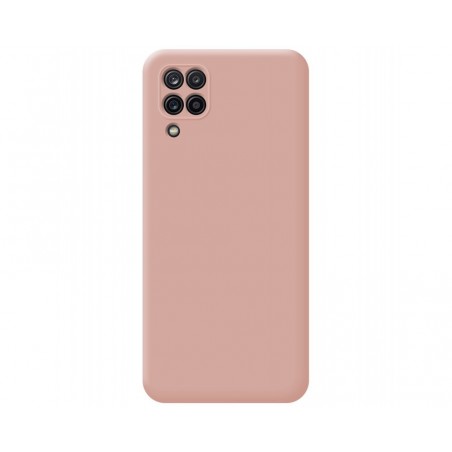 Funda Silicona Líquida Ultra Suave para Samsung Galaxy A12 / M12 color Rosa