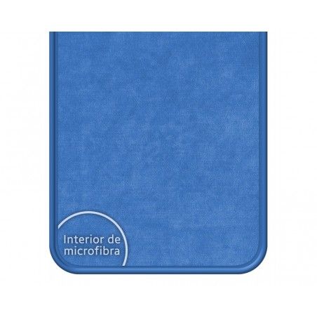 Funda Silicona Líquida Ultra Suave para Oppo Find X3 Pro 5G color Azul