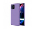 Funda Silicona Líquida Ultra Suave para Oppo Find X3 Pro 5G color Morada
