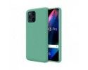 Funda Silicona Líquida Ultra Suave para Oppo Find X3 Pro 5G color Verde