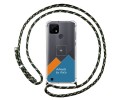 Personaliza tu Funda Colgante Transparente para Realme C21 con Cordon Verde / Dorado Dibujo Personalizada