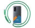 Personaliza tu Funda Colgante Transparente para Vivo X60 Pro 5G con Cordon Verde Agua Dibujo Personalizada