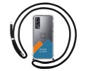 Personaliza tu Funda Colgante Transparente para Vivo Y52 5G / Y72 5G con Cordon Negro Dibujo Personalizada