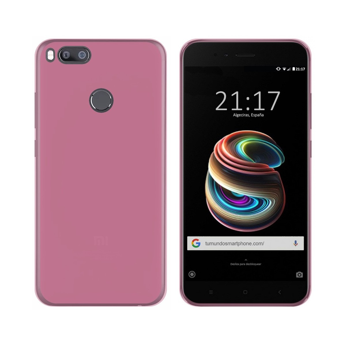 Funda Gel Tpu para Xiaomi Mi 5X / Mi A1 Color Rosa