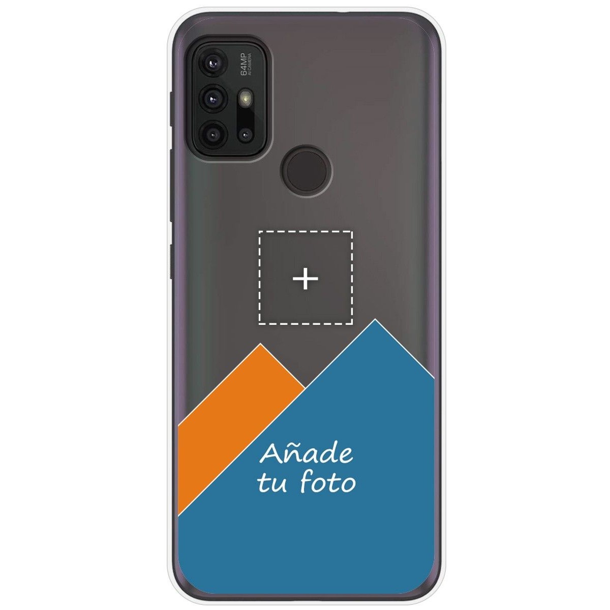 Personaliza tu Funda Silicona Gel Tpu Transparente con tu Fotografia para Motorola Moto G10 / G20 / G30 Dibujo Personalizada