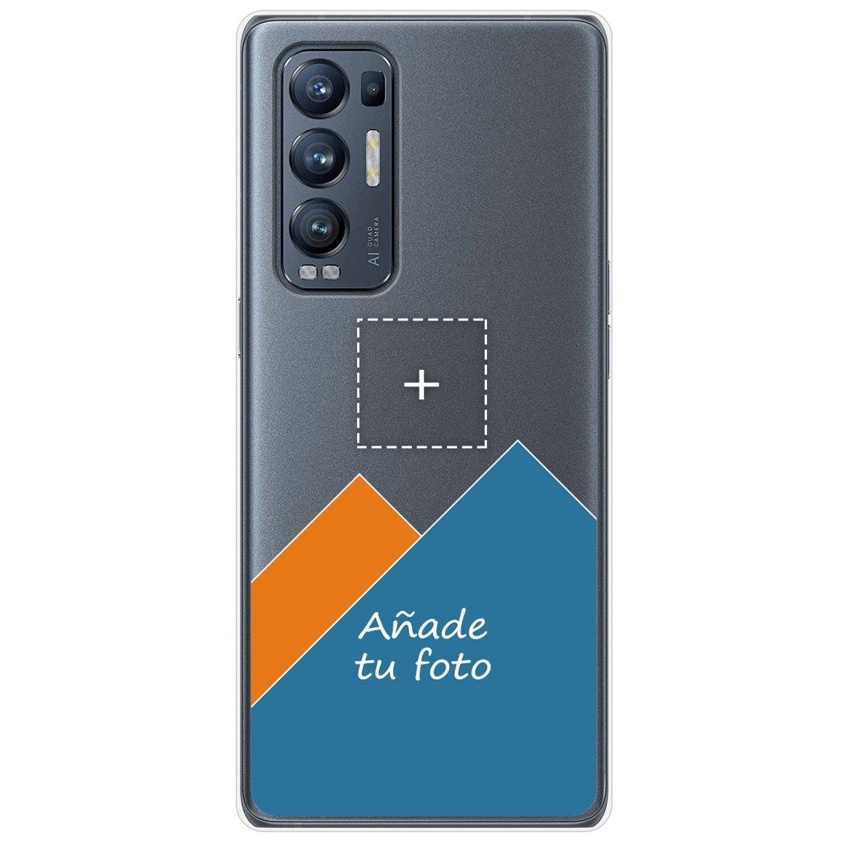 Personaliza tu Funda Doble Pc + Tpu 360 con tu Fotografia para Oppo Find X3 Neo 5G Dibujo Personalizada