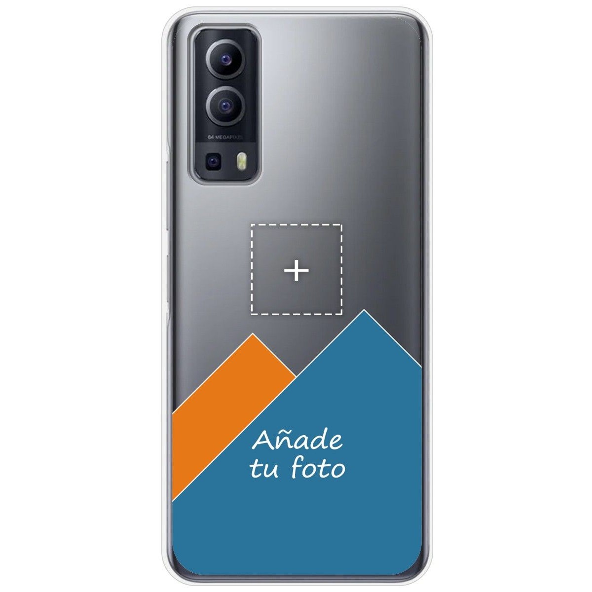 Personaliza tu Funda Silicona Gel Tpu Transparente con tu Fotografia para Vivo Y52 5G / Y72 5G Dibujo Personalizada