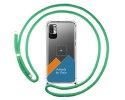 Personaliza tu Funda Colgante Transparente para Xiaomi Redmi Note 10 5G / POCO M3 PRO 5G con Cordon Verde Agua Dibujo