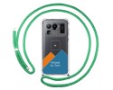Personaliza tu Funda Colgante Transparente para Xiaomi Mi 11 Ultra 5G con Cordon Verde Agua Dibujo Personalizada