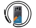 Personaliza tu Funda Colgante Transparente para Xiaomi Mi 11 Ultra 5G con Cordon Negro Dibujo Personalizada