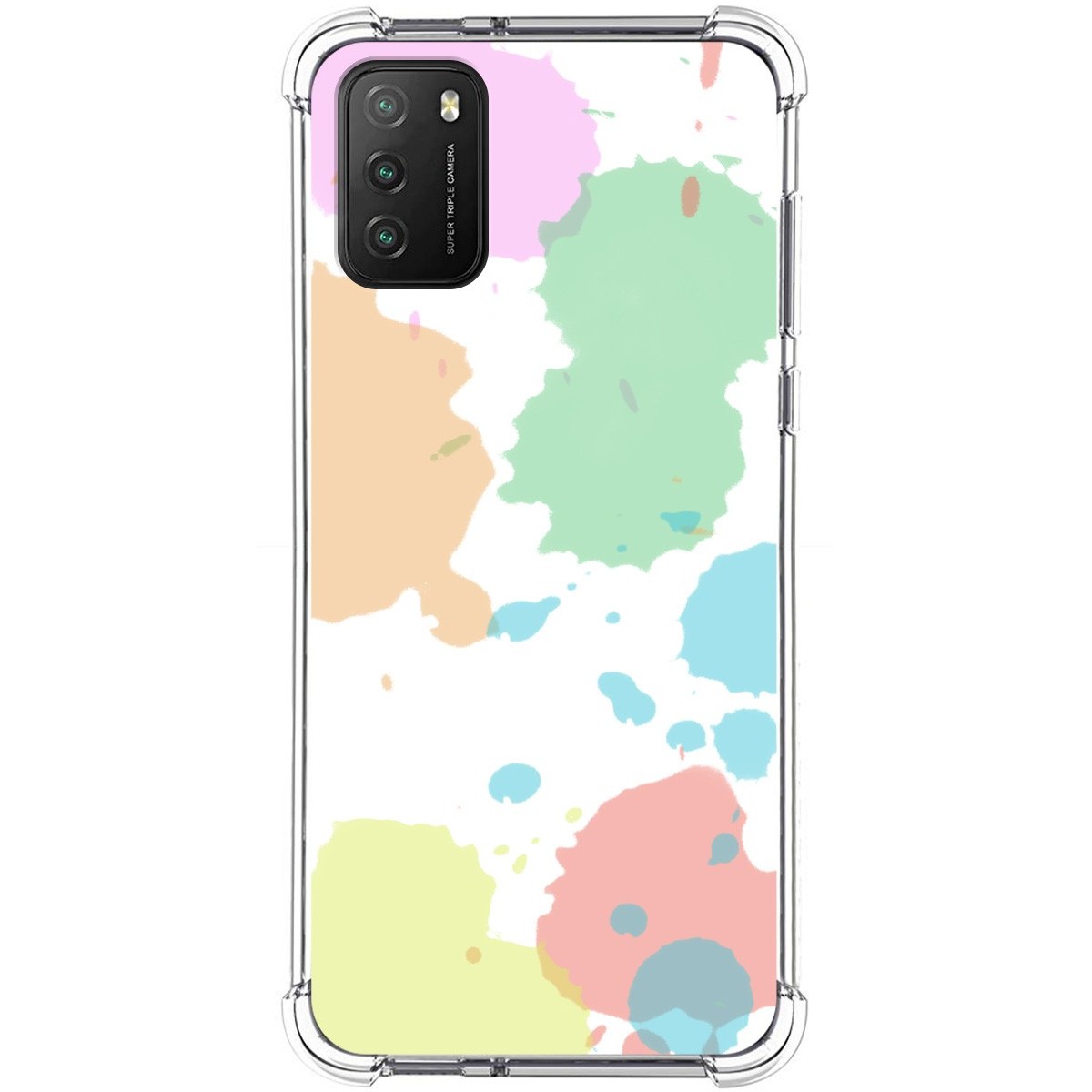 Funda Antigolpes para Xiaomi POCO M3 / Redmi 9T diseño Acuarela 05 Dibujos