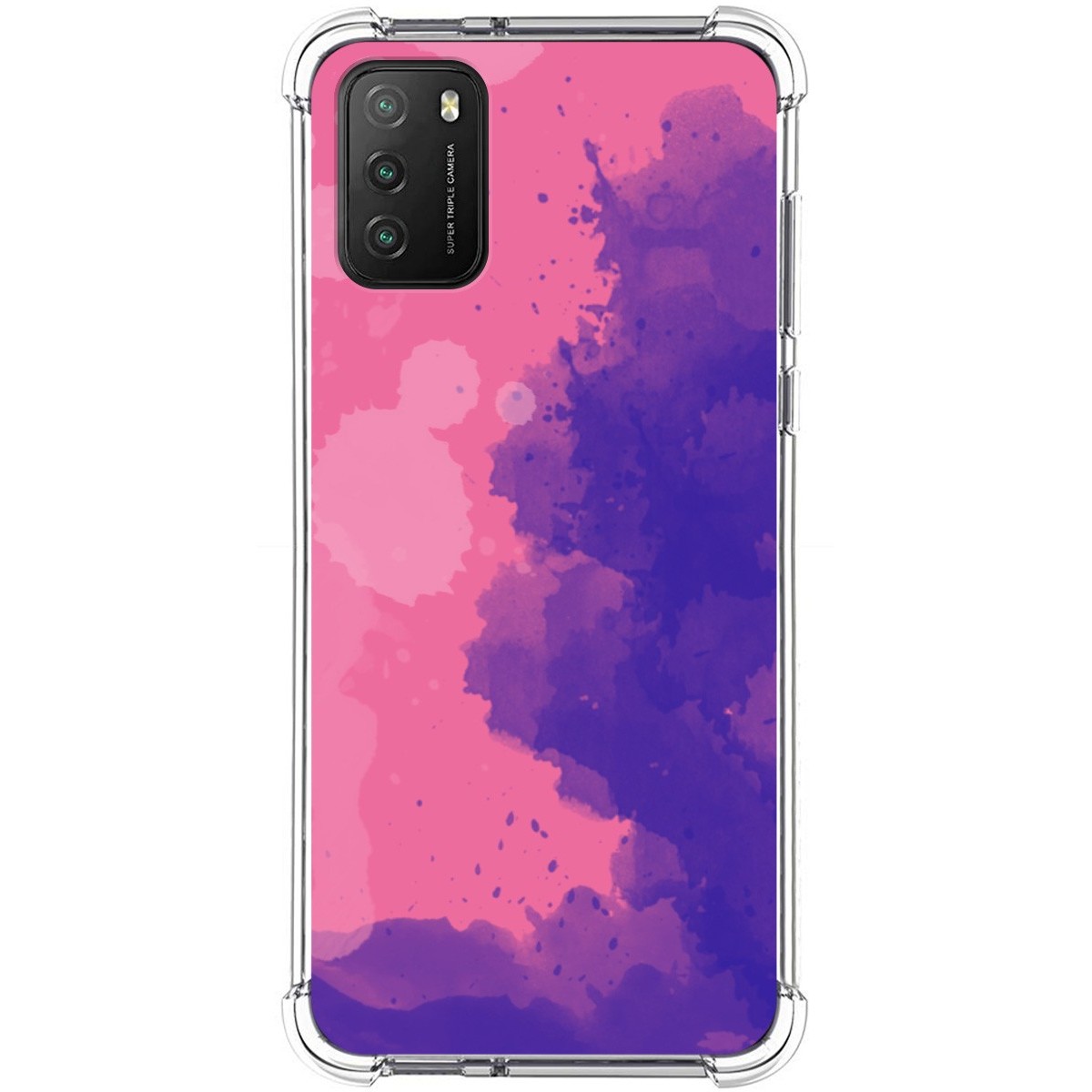 Funda Antigolpes para Xiaomi POCO M3 / Redmi 9T diseño Acuarela 07 Dibujos