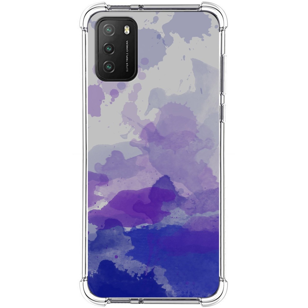 Funda Antigolpes para Xiaomi POCO M3 / Redmi 9T diseño Acuarela 09 Dibujos