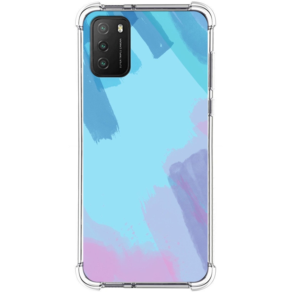 Funda Antigolpes para Xiaomi POCO M3 / Redmi 9T diseño Acuarela 10 Dibujos