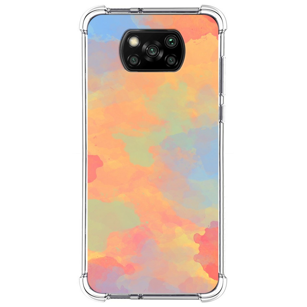 Funda Antigolpes para Xiaomi POCO X3 NFC / X3 Pro diseño Acuarela 08 Dibujos