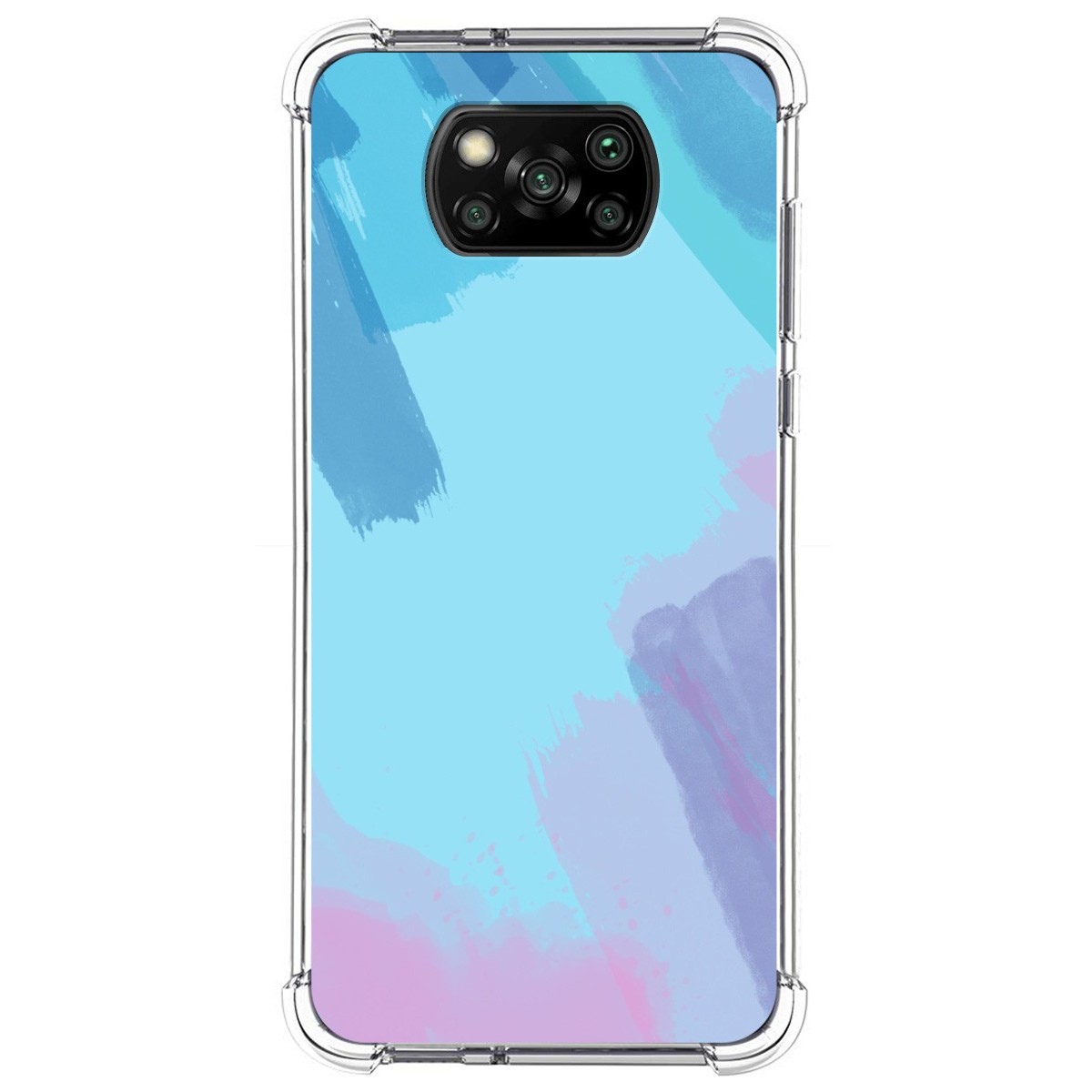 Funda Antigolpes para Xiaomi POCO X3 NFC / X3 Pro diseño Acuarela 10 Dibujos