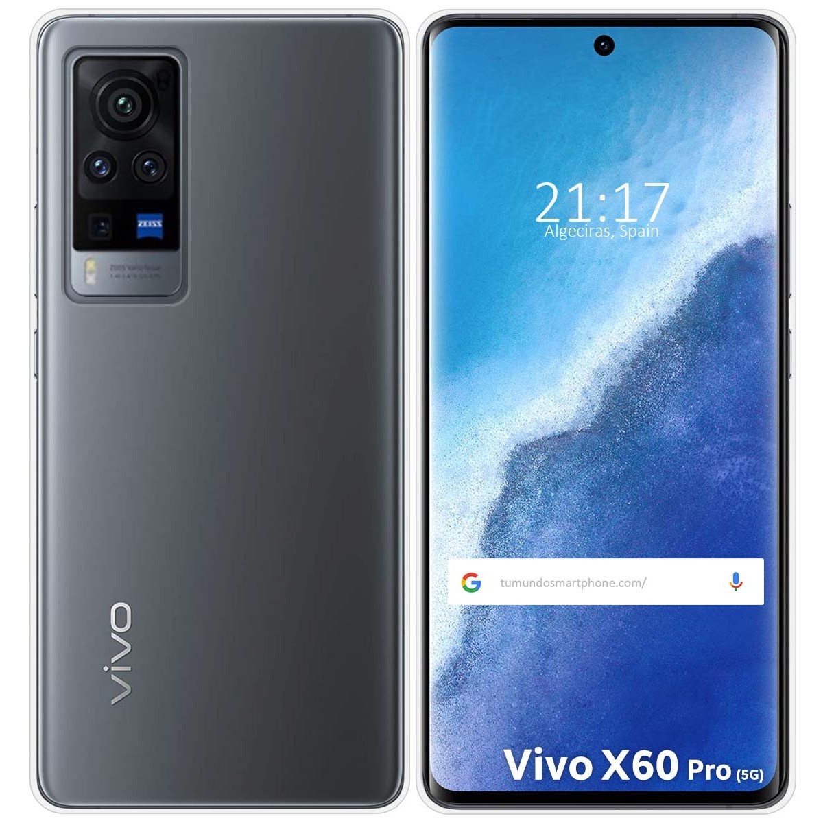 Funda Silicona Gel TPU Transparente para Vivo X60 Pro 5G