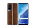 Funda Gel Tpu para Vivo X60 Pro 5G diseño Cuero 01 Dibujos