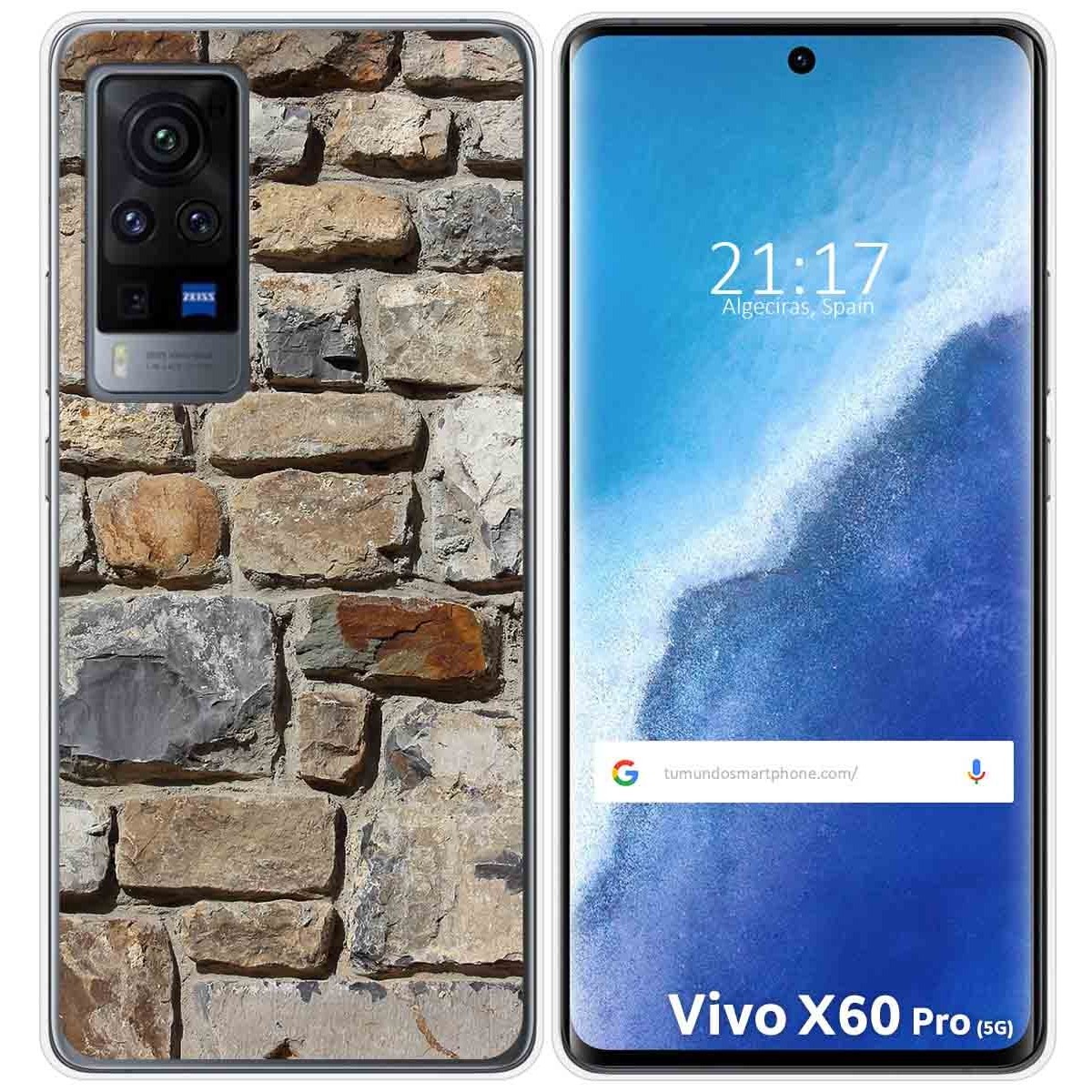 Funda Gel Tpu para Vivo X60 Pro 5G diseño Ladrillo 03 Dibujos