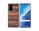 Funda Gel Tpu para Vivo X60 Pro 5G diseño Madera 03 Dibujos