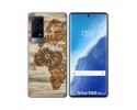 Funda Gel Tpu para Vivo X60 Pro 5G diseño Madera 07 Dibujos