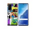 Funda Gel Tpu para Vivo X60 Pro 5G diseño Comic Dibujos