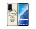 Funda Gel Tpu para Vivo X60 Pro 5G diseño Creativity Dibujos