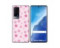 Funda Gel Tpu para Vivo X60 Pro 5G diseño Flores Dibujos