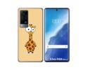 Funda Gel Tpu para Vivo X60 Pro 5G diseño Jirafa Dibujos