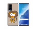 Funda Gel Tpu para Vivo X60 Pro 5G diseño Leon Dibujos