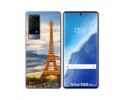 Funda Gel Tpu para Vivo X60 Pro 5G diseño Paris Dibujos