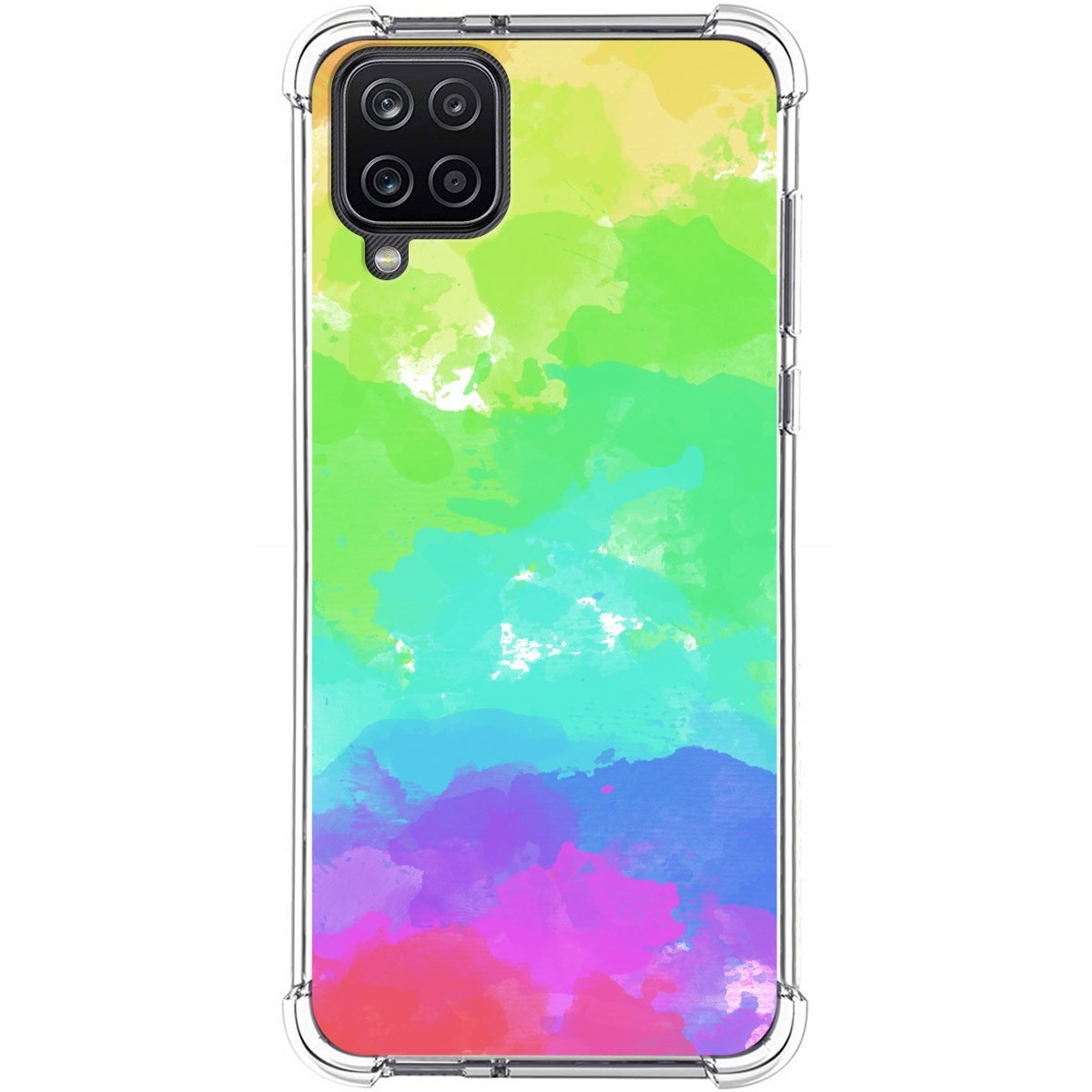 Funda Silicona Antigolpes para Samsung Galaxy A12 / M12 diseño Acuarela 03 Dibujos