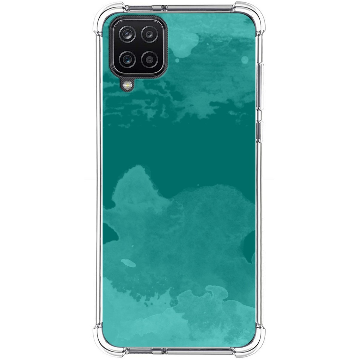 Funda Silicona Antigolpes para Samsung Galaxy A12 / M12 diseño Acuarela 06 Dibujos