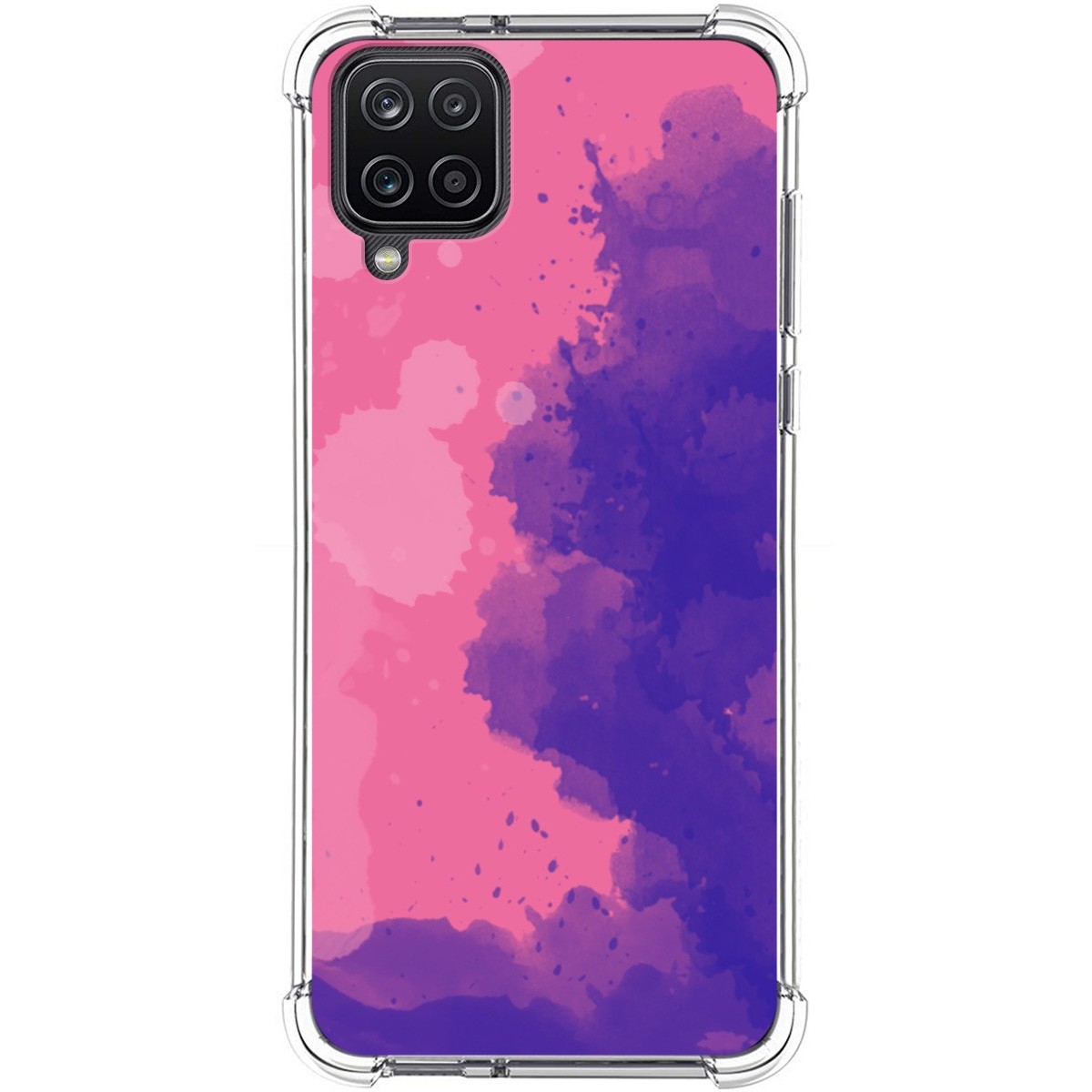 Funda Silicona Antigolpes para Samsung Galaxy A12 / M12 diseño Acuarela 07 Dibujos