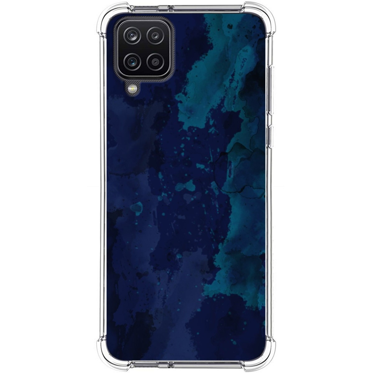 Funda Silicona Antigolpes para Samsung Galaxy A12 / M12 diseño Acuarela 13 Dibujos