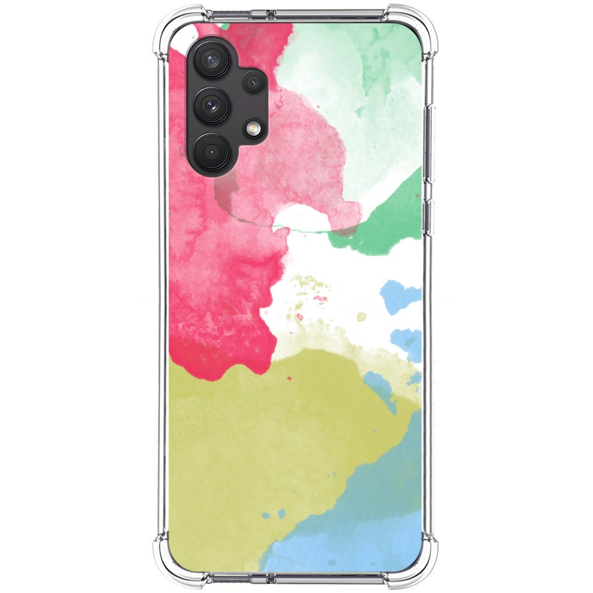 Funda Silicona Antigolpes para Samsung Galaxy A32 4G diseño Acuarela 02 Dibujos