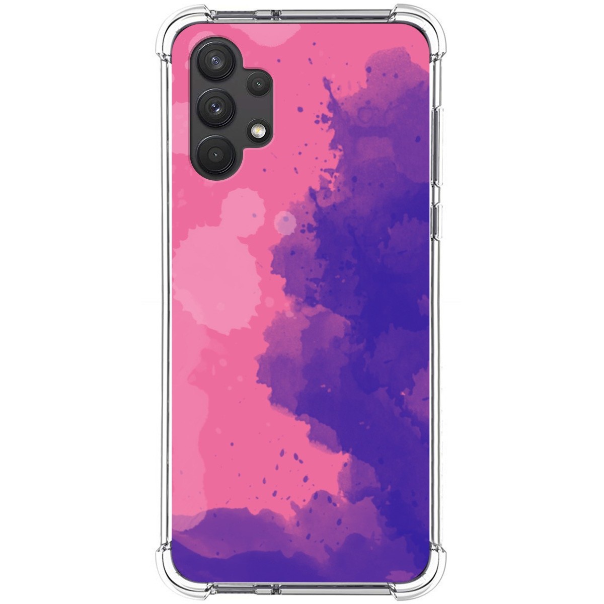 Funda Silicona Antigolpes para Samsung Galaxy A32 4G diseño Acuarela 07 Dibujos