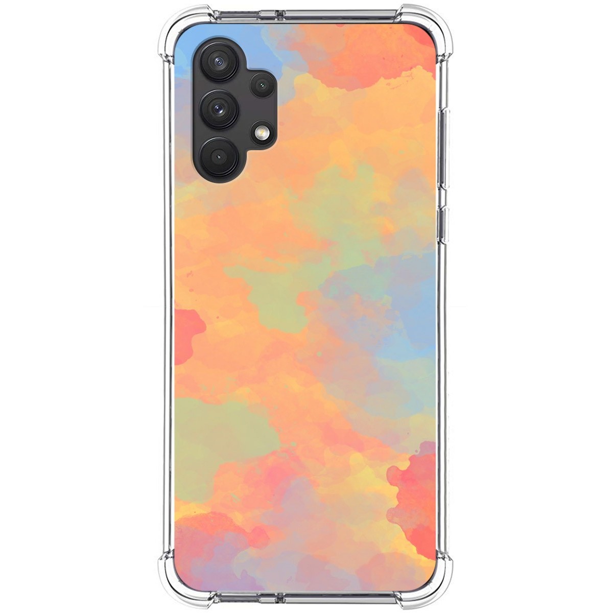 Funda Silicona Antigolpes para Samsung Galaxy A32 4G diseño Acuarela 08 Dibujos