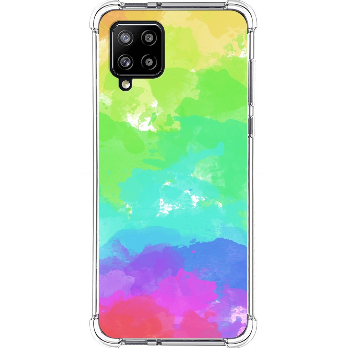 Funda Silicona Antigolpes para Samsung Galaxy A42 5G diseño Acuarela 03 Dibujos