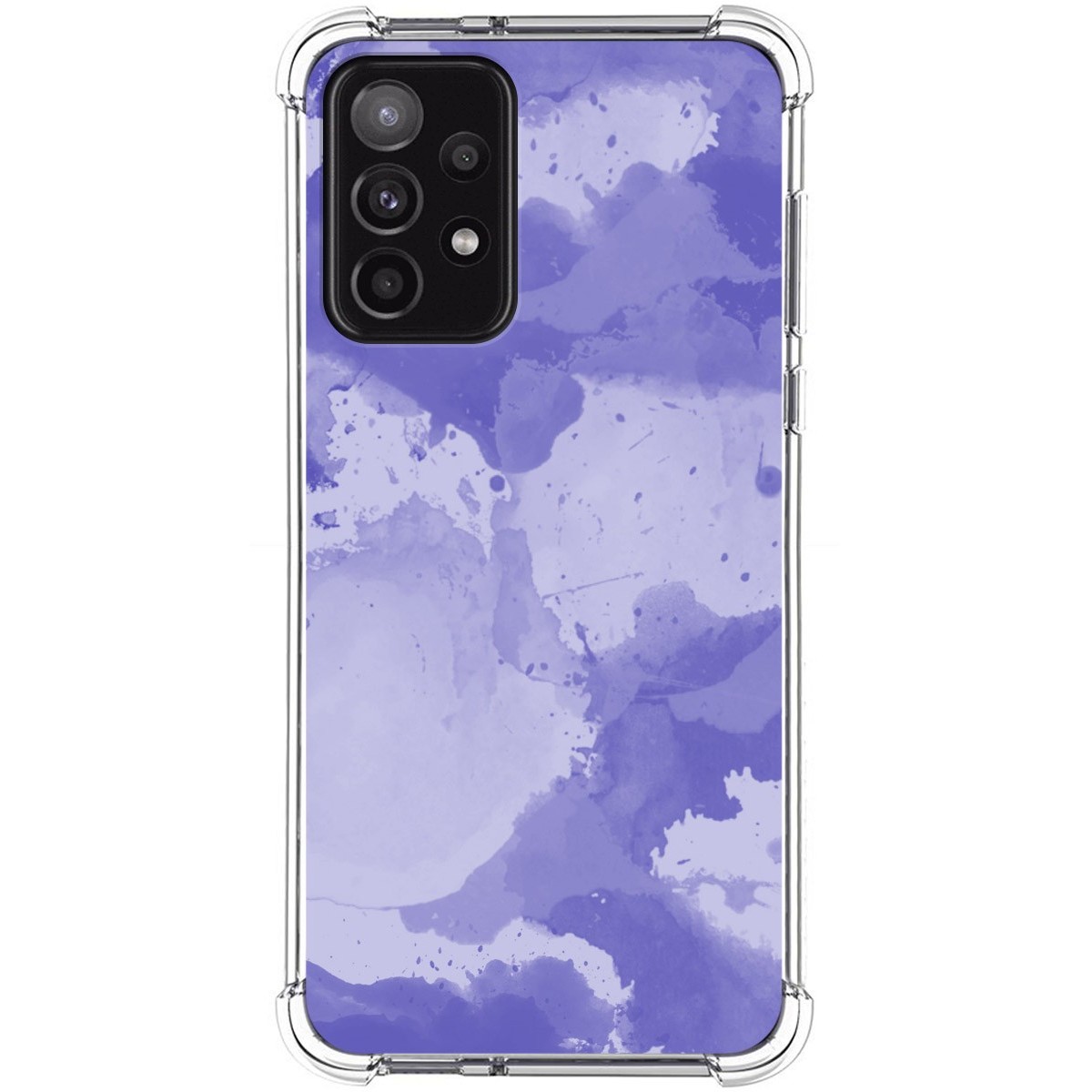 Funda Silicona Antigolpes para Samsung Galaxy A52 / A52 5G / A52s 5G diseño Acuarela 01 Dibujos