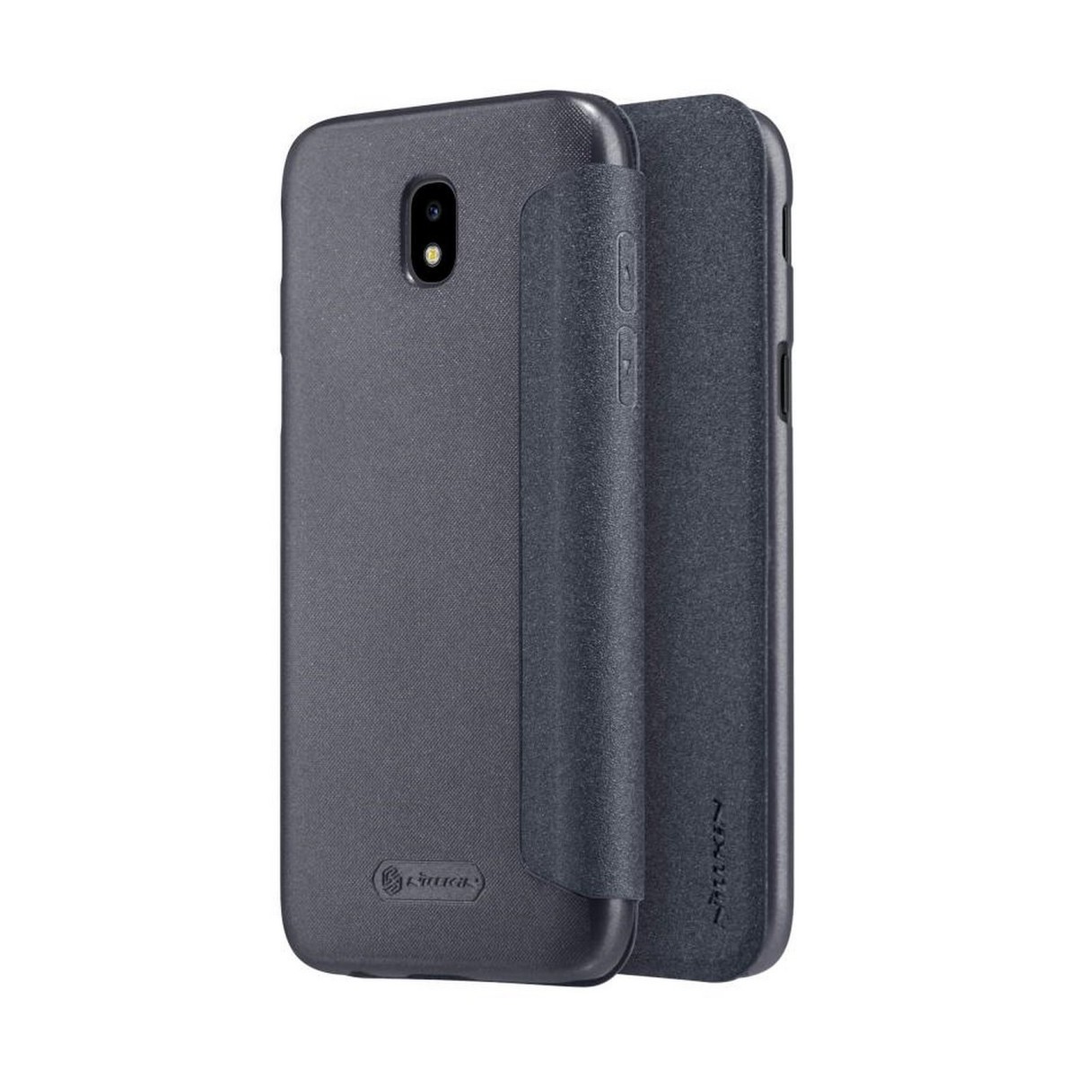 Funda Flip Negra Nillkin Modelo Sparkle para Samsung Galaxy J7 (2017)