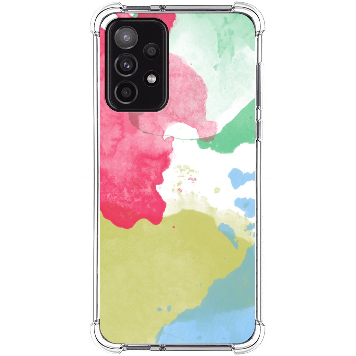 Funda Silicona Antigolpes para Samsung Galaxy A52 / A52 5G / A52s 5G diseño Acuarela 02 Dibujos